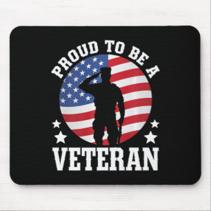 Stolz darauf, ein erfahrener Militärdienst der USA Mousepad