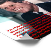 Stolz darauf, ein "Liberaler" zu sein Poster (Ecke)