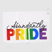 Stolz darauf, ein Schwulenhandtuch zu sein Golfhandtuch (Horizontal)