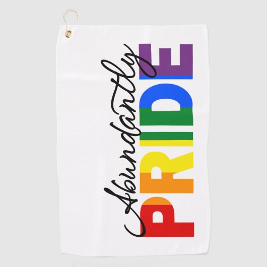 Stolz darauf, ein Schwulenhandtuch zu sein Golfhandtuch (Vorderseite)