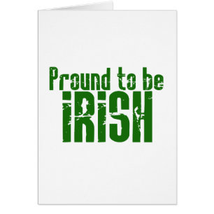 Stolz darauf, irisch zu sein