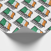 Stolz darauf, irisch zu sein geschenkpapier (Ecke)