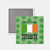 Stolz darauf, irisch zu sein magnet (Vorderseite/Rückseite)
