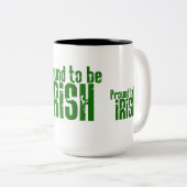 Stolz darauf, irisch zu sein zweifarbige tasse (VorderseiteRechts)