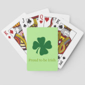 Stolz darauf, irische Spielkarten zu sein (Rückseite)