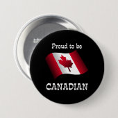 Stolz darauf, Kanadier zu sein Button (Vorne & Hinten)