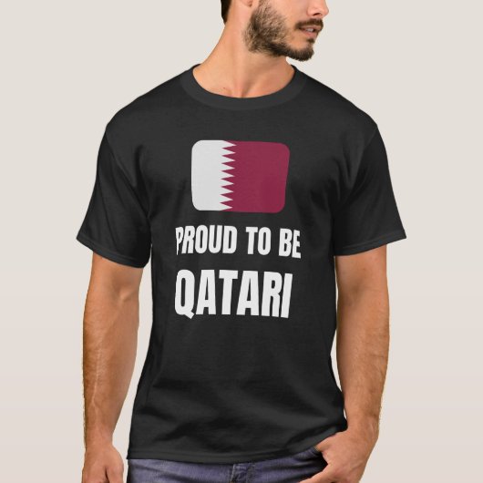 Stolz darauf, Katar zu sein T-Shirt (Vorderseite)