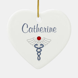 Stolz darauf, Krankenpfleger/Personalisienname zu Keramikornament