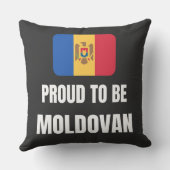 Stolz darauf, moldawisch zu sein kissen (Rückseite)