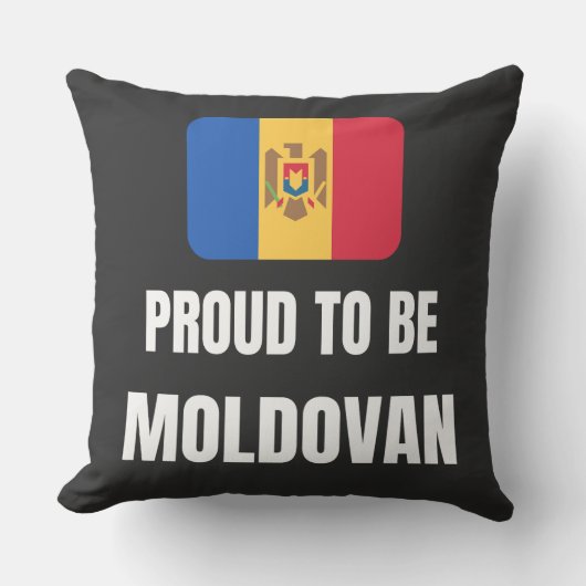 Stolz darauf, moldawisch zu sein kissen (Vorderseite)