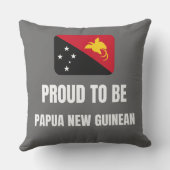 Stolz darauf, Papua-Neuguinea zu sein Kissen (Rückseite)