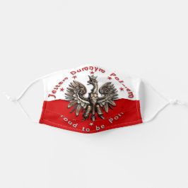 Stolz darauf, Polnisch zu sein Mund-Nasen-Maske Aus Stoff