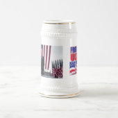 Stolz darauf, Präsident Trump zu unterstützen Bierglas (Mittel)