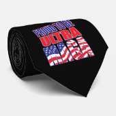 Stolz darauf, Präsident Trump zu unterstützen Krawatte (Gerollt)