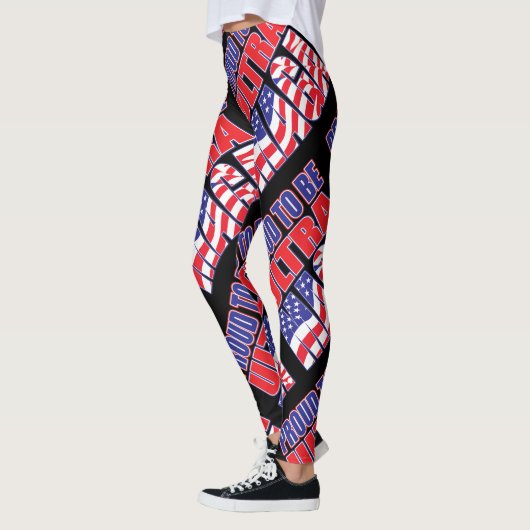 Stolz darauf, Präsident Trump zu unterstützen Leggings (Links)