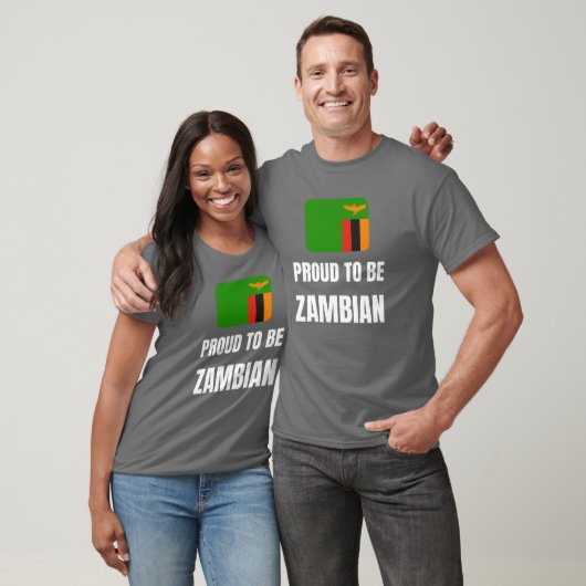 Stolz darauf, Sambia zu sein T-Shirt (Unisex)