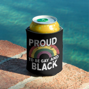 Stolz darauf, schwul und schwarz zu sein, Pride Mo Dosenkühler