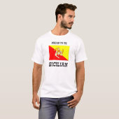 Stolz darauf, sizilianisch zu sein T-Shirt (Vorne ganz)