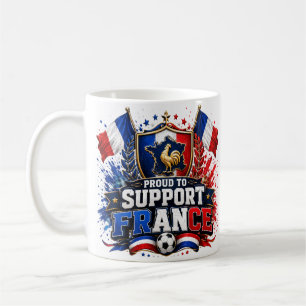 STOLZ darauf, Team France 2026 Fußball-Hahn zu unt Kaffeetasse