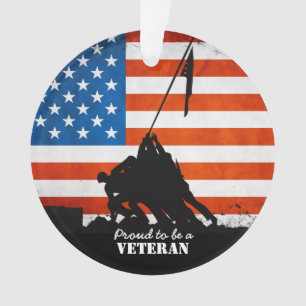Stolz darauf, Veteran zu sein Ornament