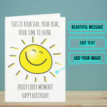 Stolz darauf, wer Sie zum Geburtstag der Zentiment