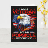 Stolz, dass ich ein Veteran bin wie mein Psicle vo Karte (Gelbe Blume)