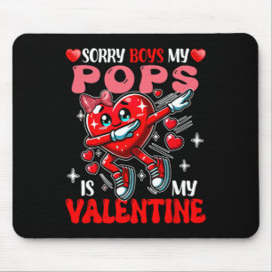 Stolz, dass mein Papa mein Valentinstag-Dabbing-He Mousepad