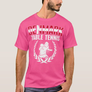 Stolz Denmark Table Tennis Lovers Jersey - Dänisch T-Shirt