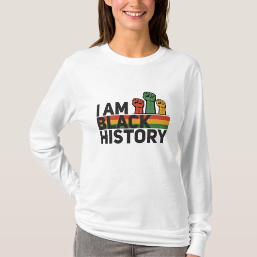 Stolz der Afroamerikaner aus der Junitelste T-Shirt (Vorderseite)