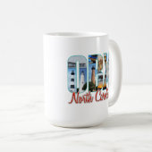 Stolz der Außenbanken von OBX I Kaffeetasse (VorderseiteRechts)