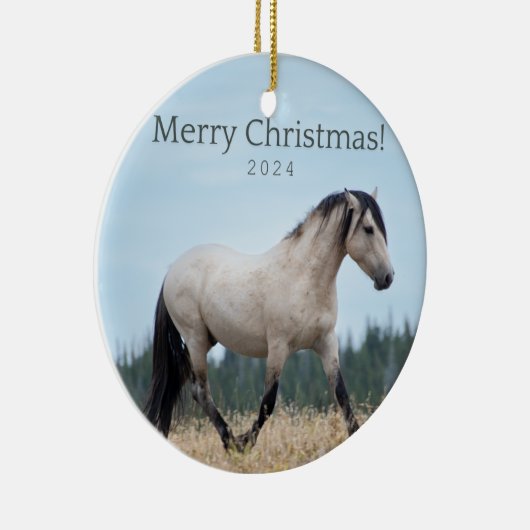 Stolz der Cloud: Pryor Wild Mustang Ornament (Rechts)