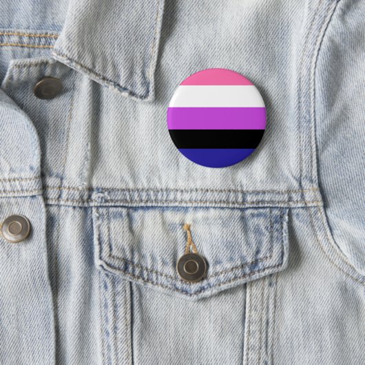 Stolz der Genderflüssigkeit Button (Beispiel)