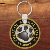 Stolz der klassischen Tierrunde Schlüsselanhänger (Vorderseite)