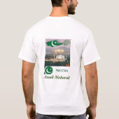 Stolz der Nation: Pakistan Unabhängigkeit! T-Shirt (Rückseite)