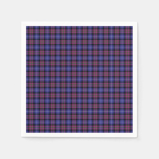 Stolz der schottischen Mode Tartan Serviette (Vorderseite)