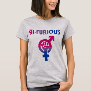 Stolz des Bisexual-Power-BI-FURIOUS LGBT T-Shirt