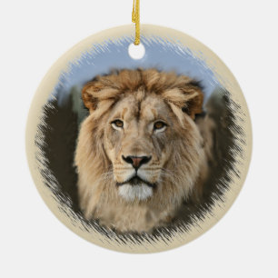 Stolz des Löwes Keramikornament