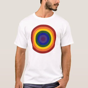 Stolz des Regenbogen-Bullaugen-LGBT T-Shirt
