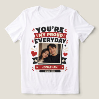 Stolz, dich zu haben, individuell angepasst Tri-Blend shirt