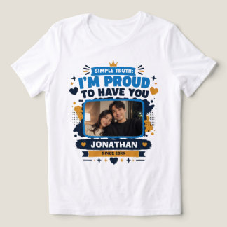 Stolz, dich zu haben, individuell angepasst Tri-Blend shirt