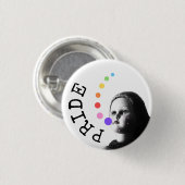 Stolz - Die Regenbogenbotschaft Button (Vorne & Hinten)