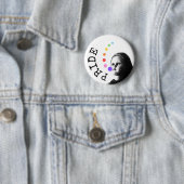 Stolz - Die Regenbogenbotschaft Button (Beispiel)