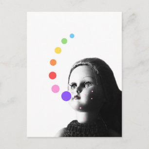 Stolz - Die Regenbogenbotschaft Postkarte