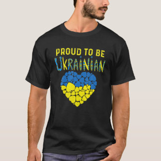 Stolz, die ukrainische Fahne Ukraine zu sein T-Shirt
