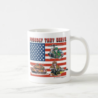 Stolz dienen sie kaffeetasse