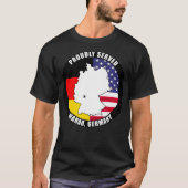 Stolz diente Hanau Deutschland Militärische Vetera T-Shirt (Vorderseite)
