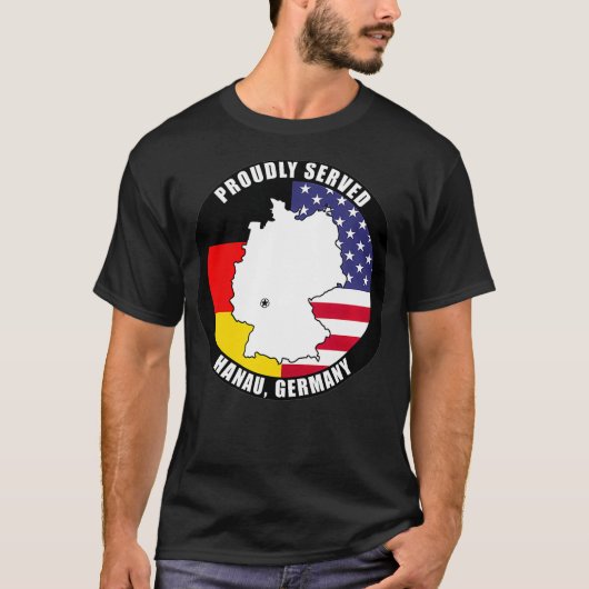 Stolz diente Hanau Deutschland Militärische Vetera T-Shirt (Vorderseite)
