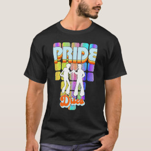 Stolz Disco-Typen Regenbogen Lgbt Boogie Tanz 70er T-Shirt