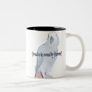 Stolz, durch Papageien-Tasse 3 besessen zu werden Zweifarbige Tasse
