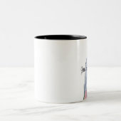 Stolz, durch Papageien-Tasse 3 besessen zu werden Zweifarbige Tasse (Mittel)